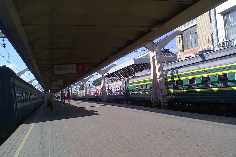 Фото поезда Псков